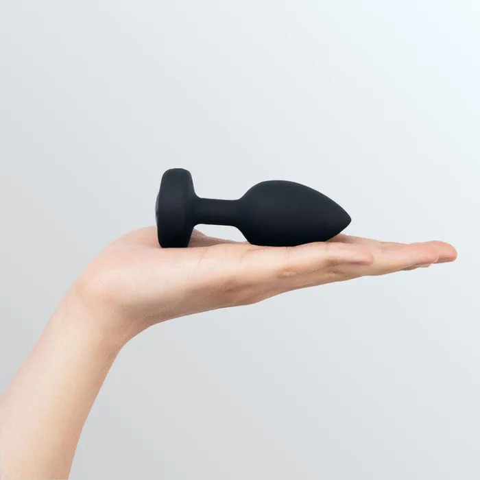 BVibe Anal BVibe Vibrating Jewel Plug MediumLarge Black