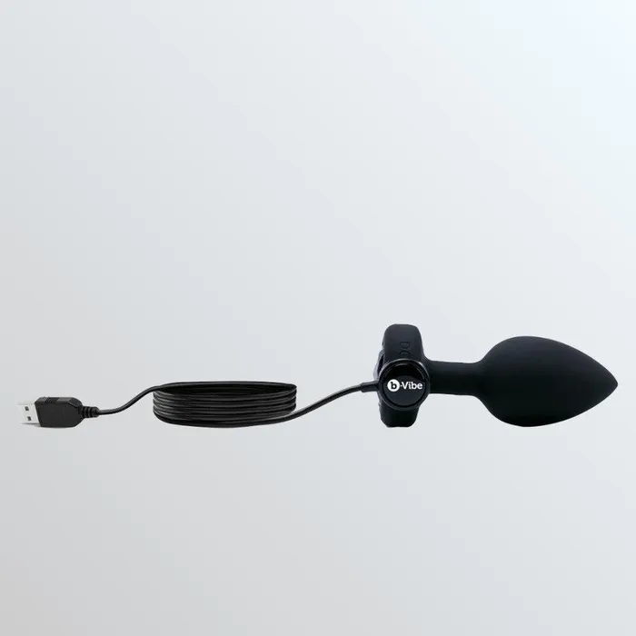 BVibe Anal BVibe Vibrating Jewel Plug MediumLarge Black