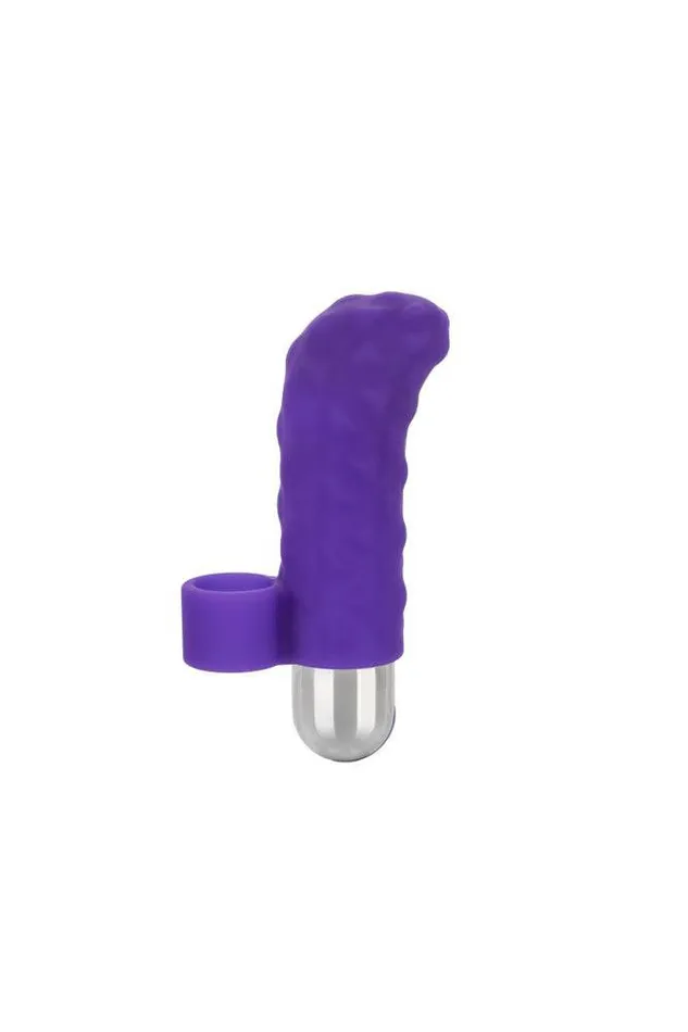 Cal Exotics Vibrators Cal Exotics Rechargeable Finger Teaser Purple