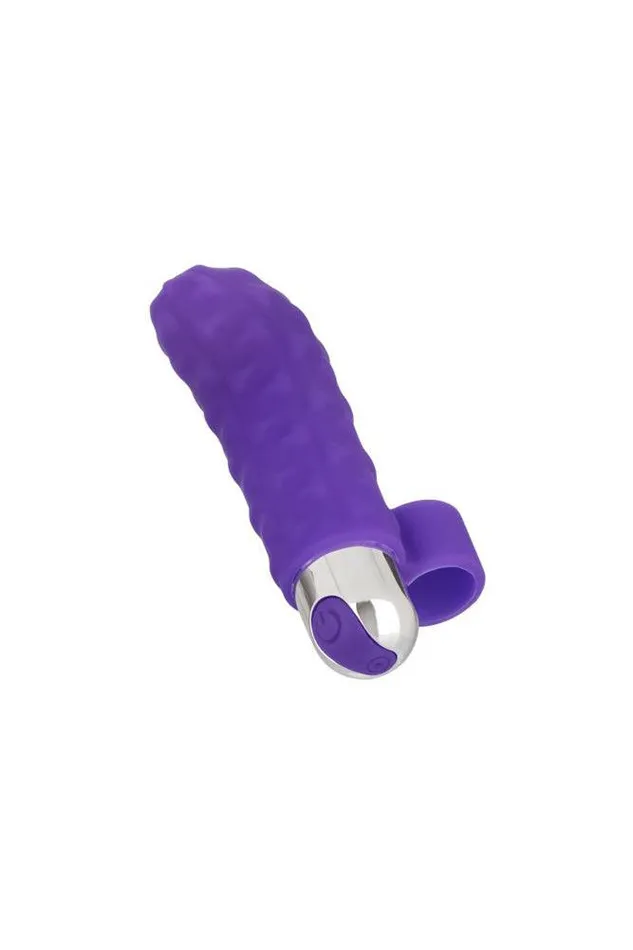 Cal Exotics Vibrators Cal Exotics Rechargeable Finger Teaser Purple