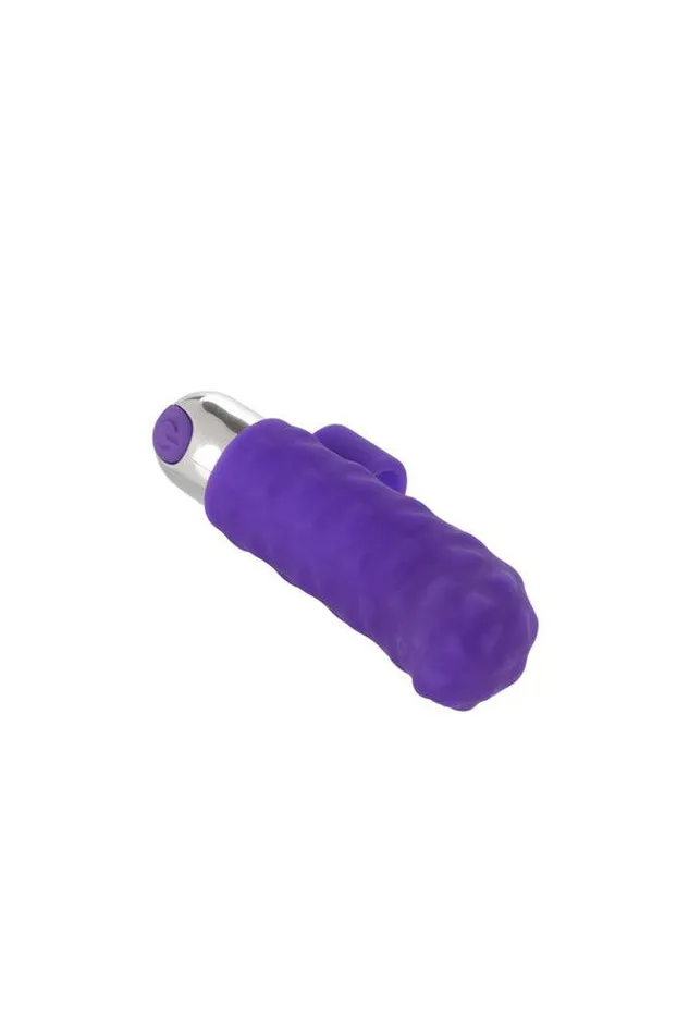 Cal Exotics Vibrators Cal Exotics Rechargeable Finger Teaser Purple