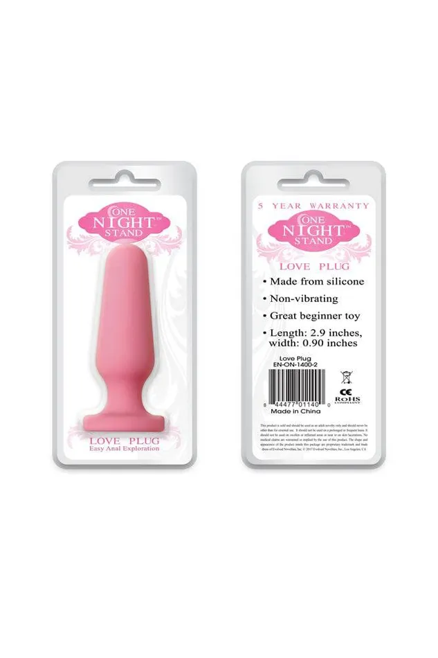 Evolved Vibrators Evolved One Night Stand Love Plug Pink