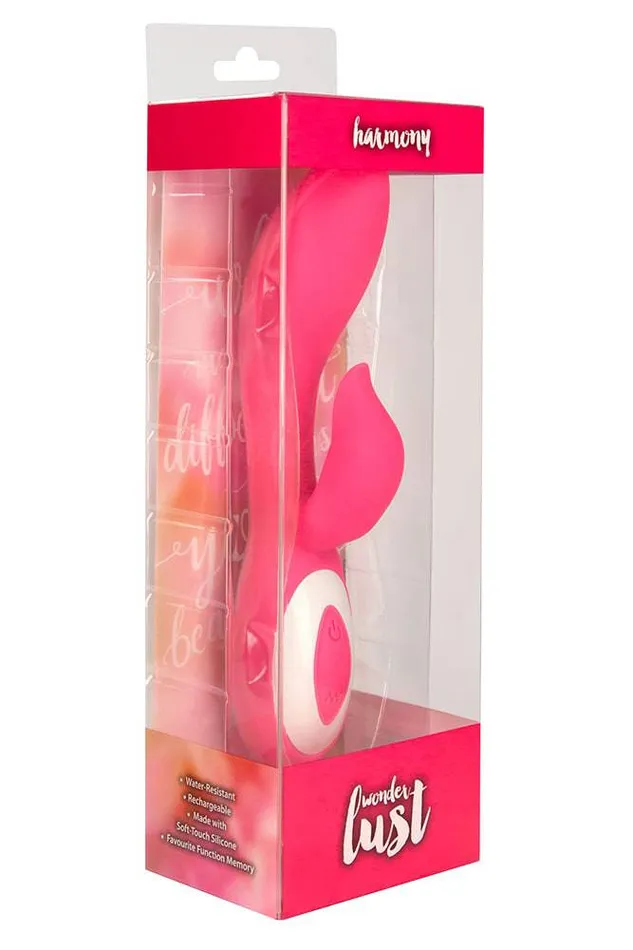 Female Sex Toys BMS Wonderlust Harmony GSpot Rabbit Vibrator Assorted Colors