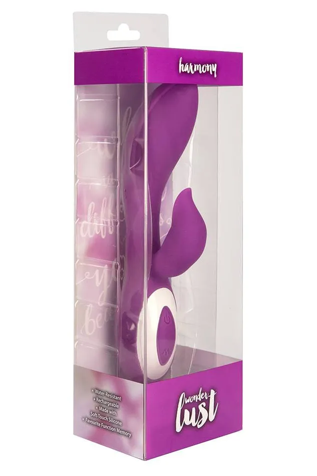 Female Sex Toys BMS Wonderlust Harmony GSpot Rabbit Vibrator Assorted Colors