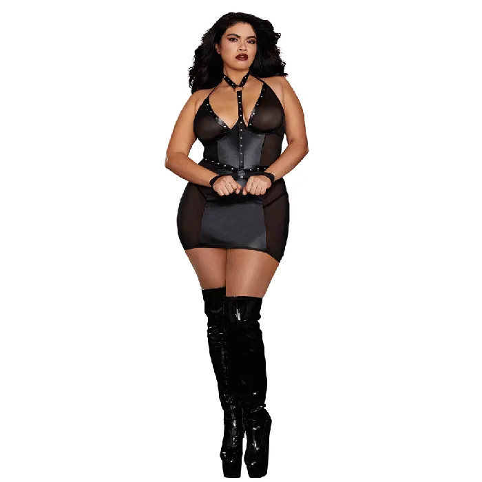Female Sex Toys DREAMGIRL Dreamgirl Lingerie Chemise and Harness With Wrist Restraints 12222X Female Sex Toys DREAMGIRL Dreamgirl Lingerie Chemise and Harness With Wrist Restraints 12222X
