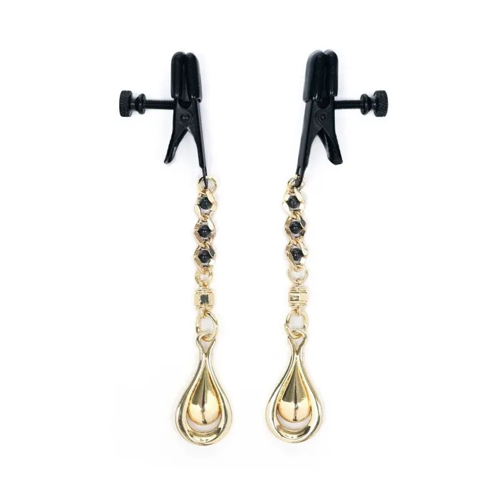 Female Sex Toys SPARTACUS Spartacus Broad Tip Nipple Clamp Tear Drop Pendant
