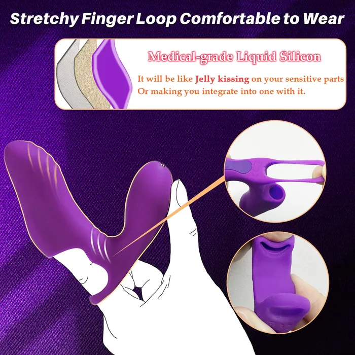Finger Vibrator Amovibe Female Sex Toys