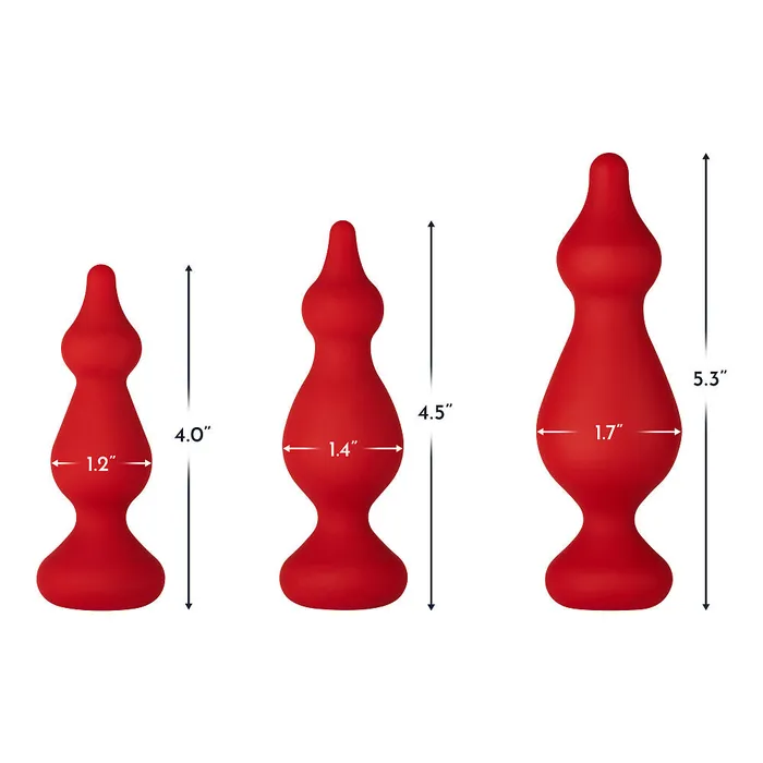 FORTO Anal FORTO F30 Pointer Butt Plug Small Red