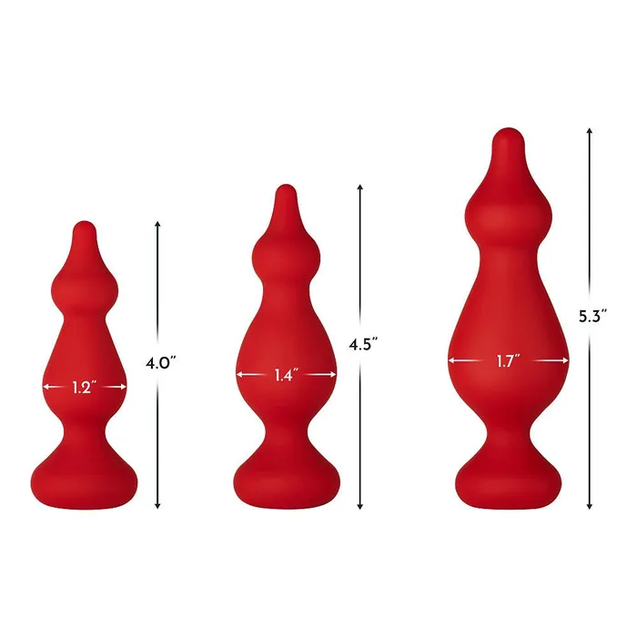 FORTO Anal FORTO F30 Pointer Butt Plug Small Red