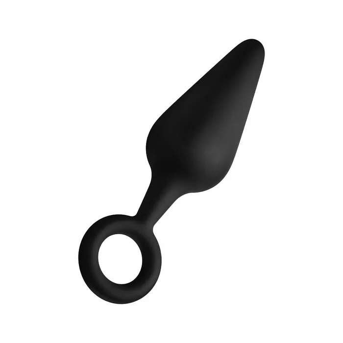 FORTO F10 Black PullRing Butt Plug Small FORTO Anal