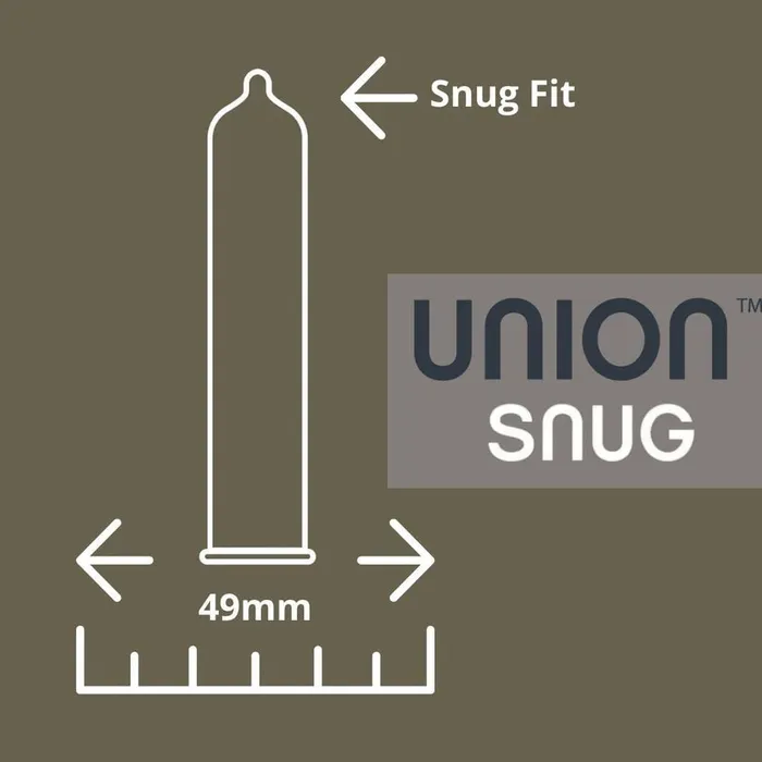 Glyde Male Sex Toys Union Snug Smaller Size Condoms
