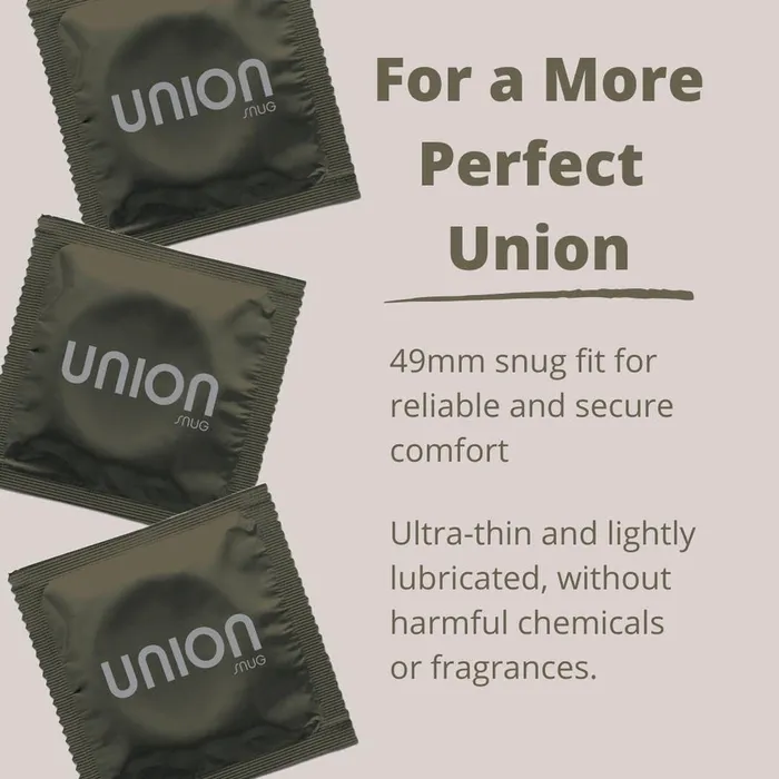 Glyde Male Sex Toys Union Snug Smaller Size Condoms