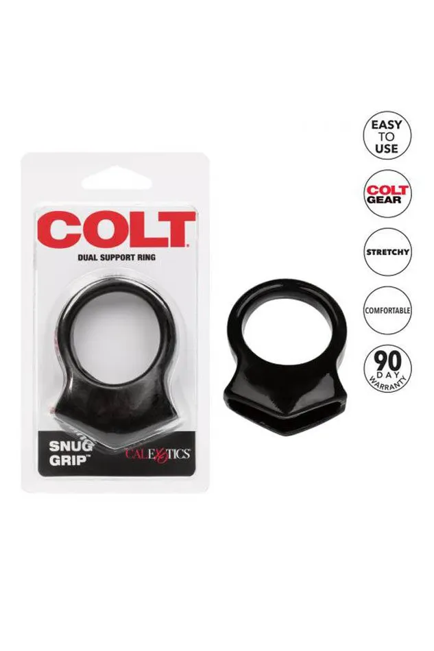 Male Sex Toys Cal Exotics Cal Exotics Colt Snug Grip Cock Ring Black