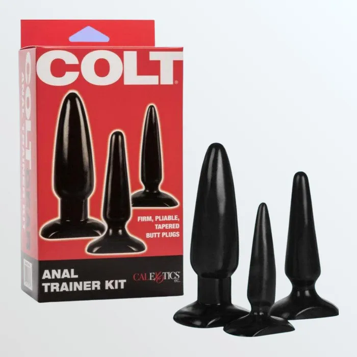 Male Sex Toys CalExotics Colt Anal Trainer Kit with 3 Different Sizes
