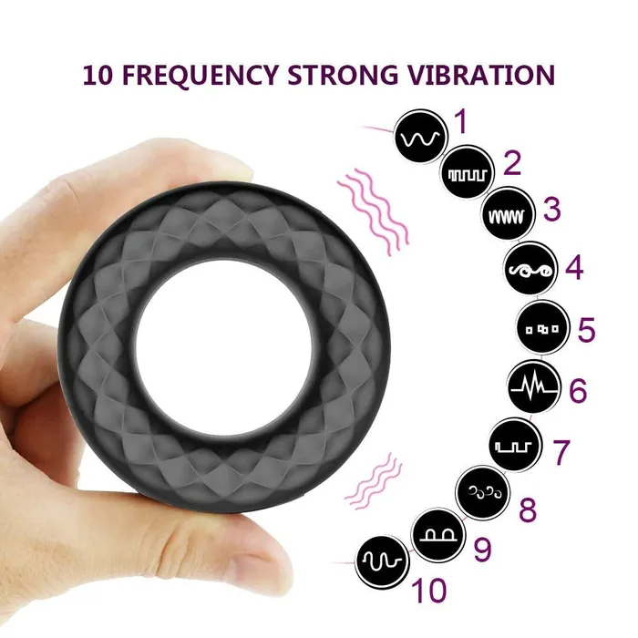 Oxyshop Couples Vibrating Cock Ring 10 Speeds