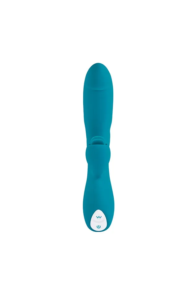 Vibrators Evolved Evolved Fierce Flicker Dual Vibrator Teal