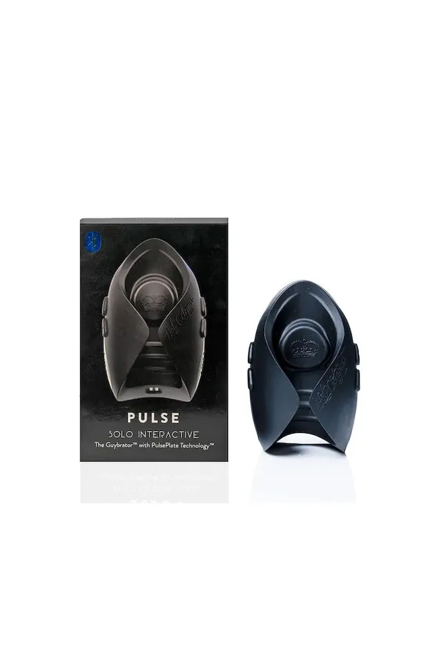 Vibrators Hot Octopuss Pulse Solo Interactive Black Hot Octopuss
