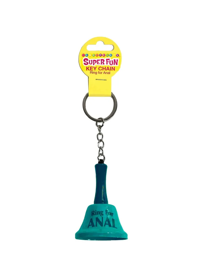 Anal Super Fun Key Chain Ring for Anal Blue Little Genie