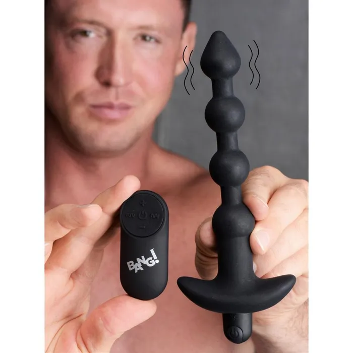 Bang Male Sex Toys Remote Control Vibrating Silicone Anal Beads