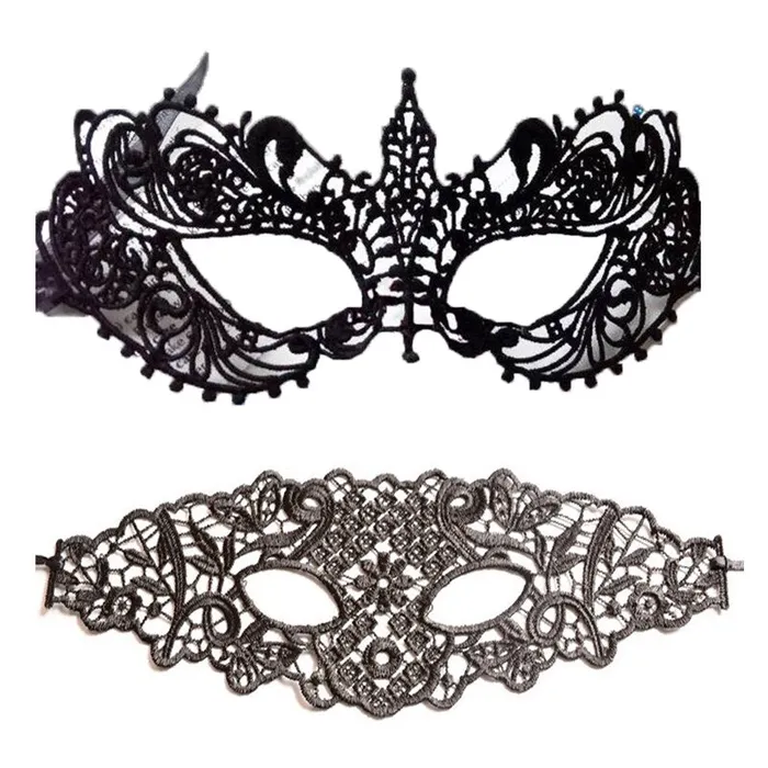 Cosplay Party Sexy Costumes Sexy Lingerie Hot Erotic Baby Doll Sexy Lingerie for Women Female Hollow Out Black Lace Mask 12pcs LAZADASEXTOYS Male Sex Toys