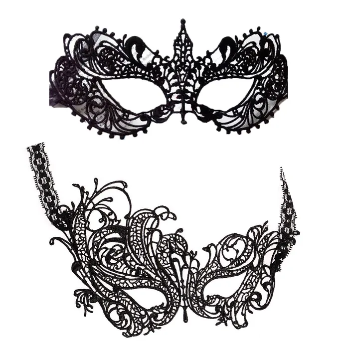 Cosplay Party Sexy Costumes Sexy Lingerie Hot Erotic Baby Doll Sexy Lingerie for Women Female Hollow Out Black Lace Mask 12pcs LAZADASEXTOYS Male Sex Toys