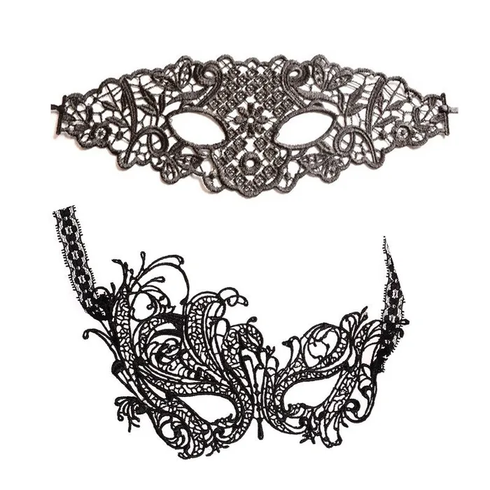 Cosplay Party Sexy Costumes Sexy Lingerie Hot Erotic Baby Doll Sexy Lingerie for Women Female Hollow Out Black Lace Mask 12pcs LAZADASEXTOYS Male Sex Toys