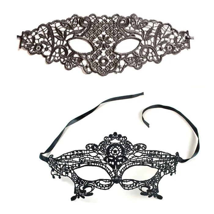 Cosplay Party Sexy Costumes Sexy Lingerie Hot Erotic Baby Doll Sexy Lingerie for Women Female Hollow Out Black Lace Mask 12pcs LAZADASEXTOYS Male Sex Toys
