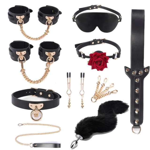 Dashdiamondx Genuine Leather Restrain Restraints