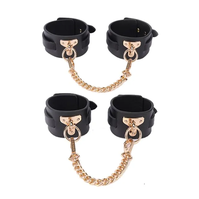 Dashdiamondx Genuine Leather Restrain Restraints