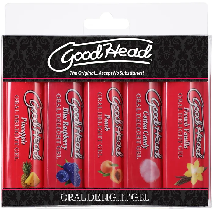 Doc Johnson Enhancers Goodhead Oral Delight Gel 5 Pack 1 Oz