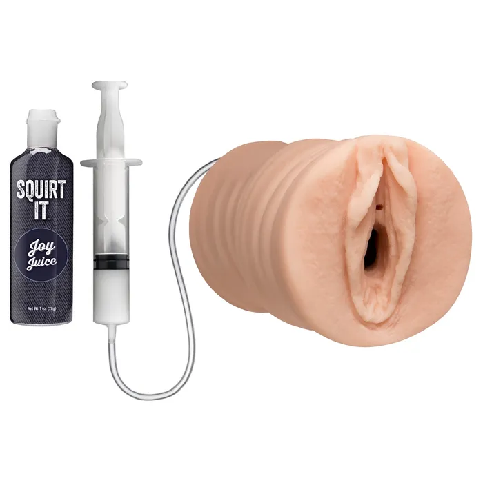 Doc Johnson Squirt It Squirting Pussy Stroker With Joy Juice Vanilla Male Sex Toys Doc Johnson Squirt It Squirting Pussy Stroker With Joy Juice Vanilla Male Sex Toys
