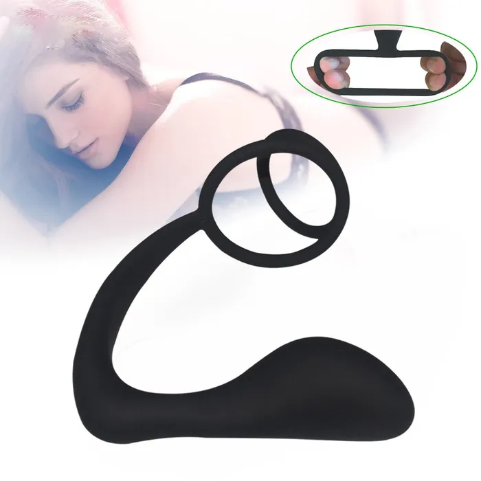 G Point Stimulate Prostate Massager Anal Vibrator Sex Toys For Men Opening Anus Butt Plug Anal Dilator Male Time Delay Ring Sexo LAZADASEXTOYS Anal