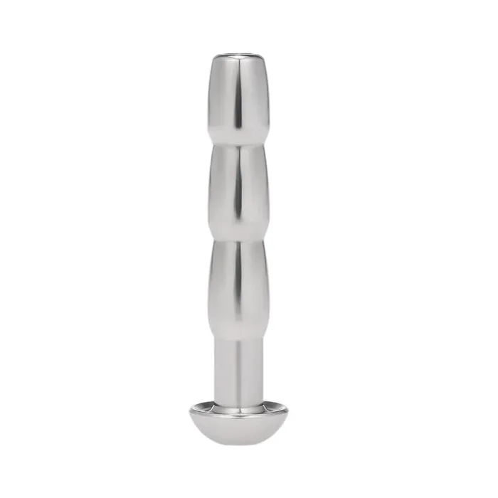 Lovegasm Male Sex Toys Ribbed Stainless Urethral Dilator Plug