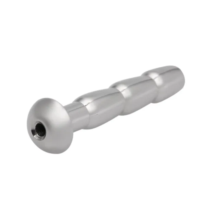 Lovegasm Male Sex Toys Ribbed Stainless Urethral Dilator Plug