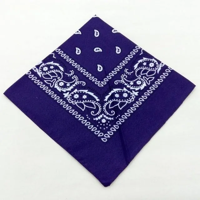 Lovegasm Printed Cotton Bandana Cloth Gag Vibrators