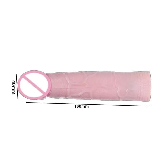Male Sex Toys Realistic OrgasmInducing Solid Sleeve Feel Penis Enlarger Lovegasm