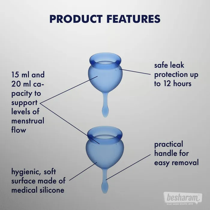 Vibrators Satisfyer Satisfyer Feel Good Menstrual Cup