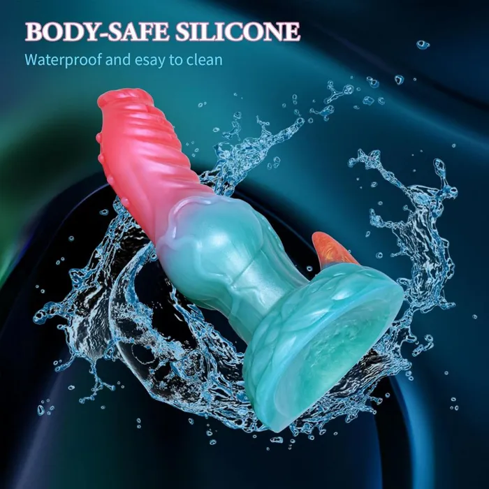 73in Realistic Monster Dog Dildos with Knot Fantasy Dildo with Suction Cup Silicone Animal Penis Adult Sex Toy propinkup Female Sex Toys
