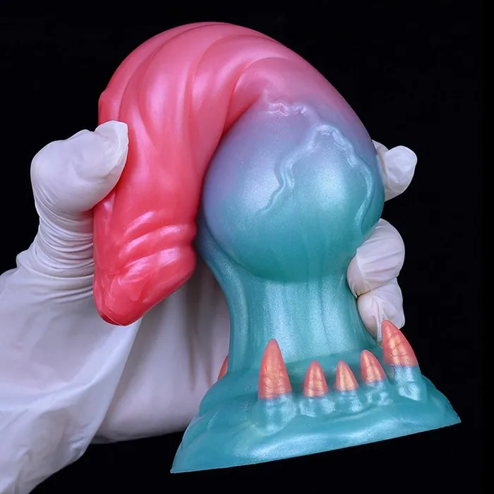 73in Realistic Monster Dog Dildos with Knot Fantasy Dildo with Suction Cup Silicone Animal Penis Adult Sex Toy propinkup Female Sex Toys