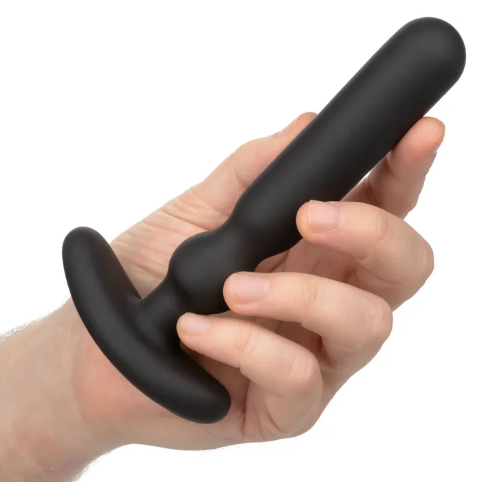 Anal Colt Colt Rechargeable Large Anal T Vibrating Anal Plug Black