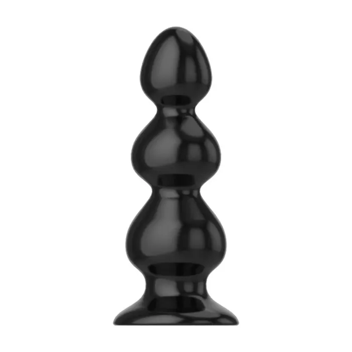 Anal Javtoys QY Glossy Black Anal Plug L