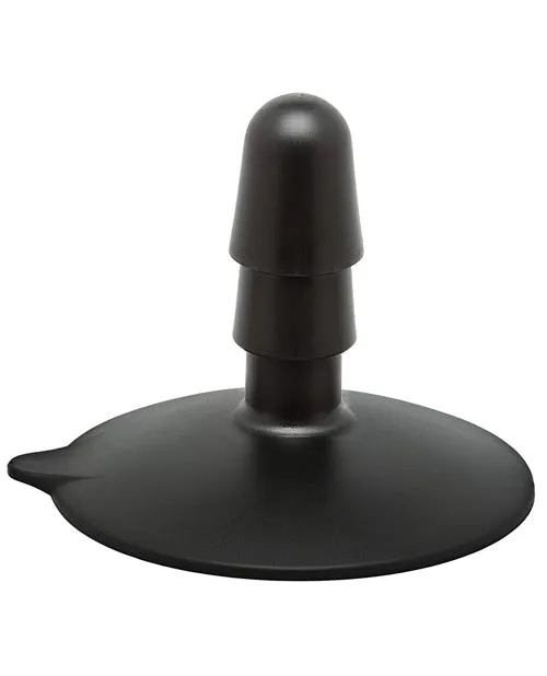 Anal VacULock Large Suction Cup Plug Black Doc Johnson