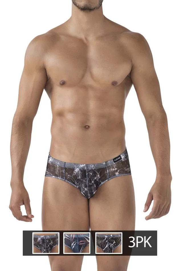 Clever Vibrators 3PK Australian Latin Briefs