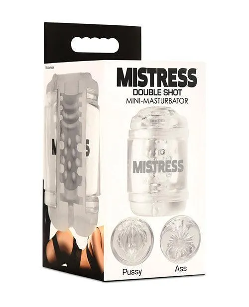 Curve Toys Curve Toys Mistress Double Shot Pussy Ass Mini Masturbator Clear Male Sex Toys Curve Toys Curve Toys Mistress Double Shot Pussy Ass Mini Masturbator Clear Male Sex Toys