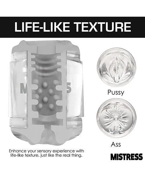 Curve Toys Curve Toys Mistress Double Shot Pussy Ass Mini Masturbator Clear Male Sex Toys Curve Toys Curve Toys Mistress Double Shot Pussy Ass Mini Masturbator Clear Male Sex Toys