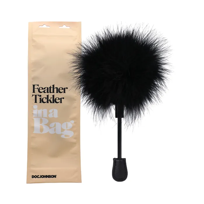 Doc Johnson Anal In A Bag Feather Tickler Black