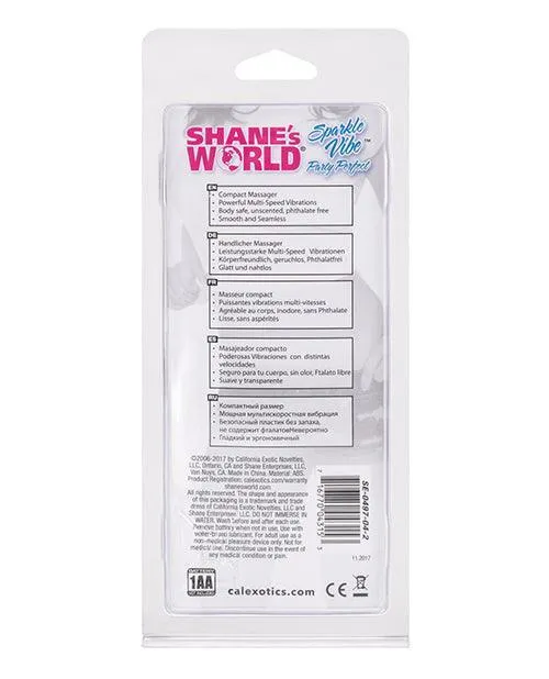 Female Sex Toys California Exotic Novelties Shanes World Sparkle Vibe