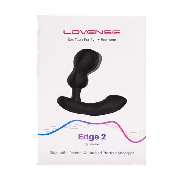 Lovense Lovense Edge 2 AppControlled Prostate Massager Black Anal