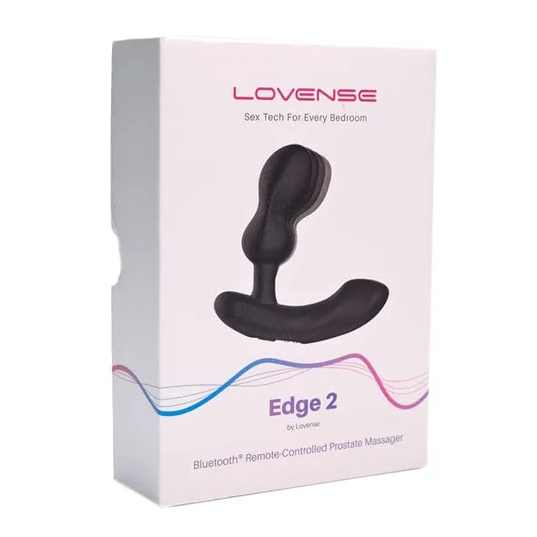 Lovense Lovense Edge 2 AppControlled Prostate Massager Black Anal