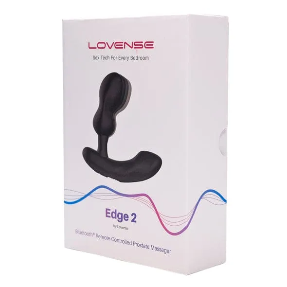 Lovense Lovense Edge 2 AppControlled Prostate Massager Black Anal